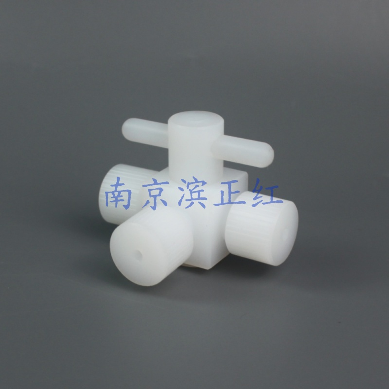 PFA三通阀门1/8英寸