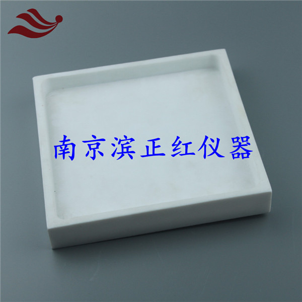 聚四氟乙烯方盘耐腐蚀PTFE托盘耐高温F4圆盘来样来图纸可定制加工