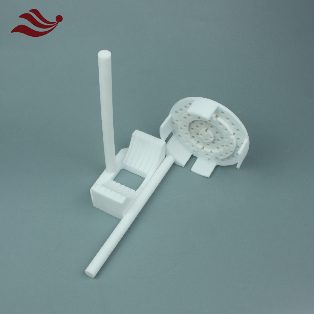 四氟花篮PTFE清洗花篮芯片硅片晶片承载器半导体新材料新能源行业用