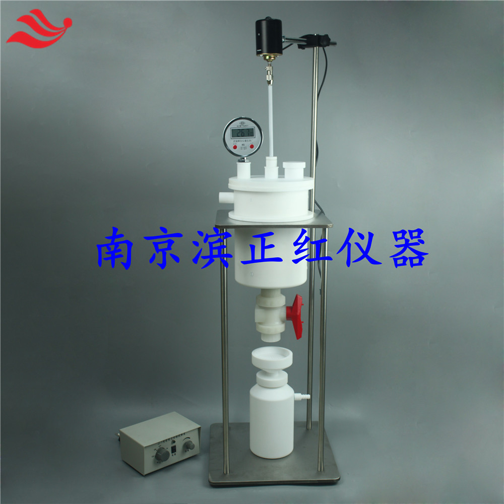 聚四氟乙烯大型反应釜5L耐腐蚀耐高温配双层搅拌叶搅拌桨温度表固定支架