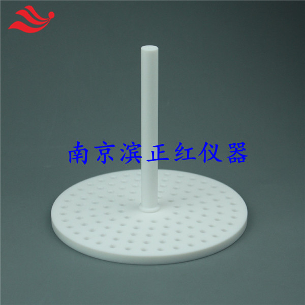 滨正红定做PTFE圆盘带孔圆片聚四氟乙烯压板压盘带把手