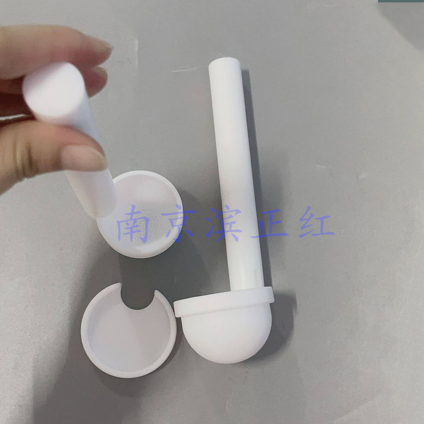 聚四氟乙烯漏勺可定制高纯PTFE材质带盖用于芯片清洗