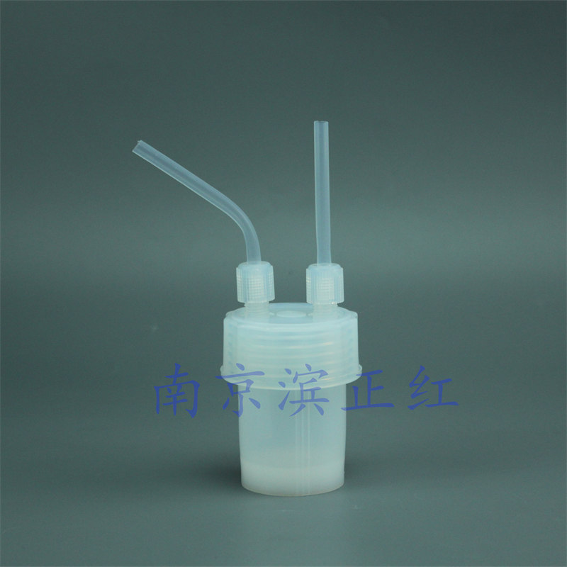 PFA冲击瓶60ml一体款配1/4英寸管PFA反应罐耐压密封好
