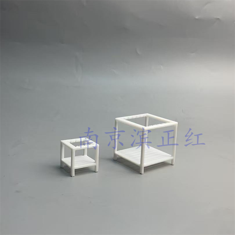 半导体行业用四氟卡槽架子PTFE清洗架方片卡塞